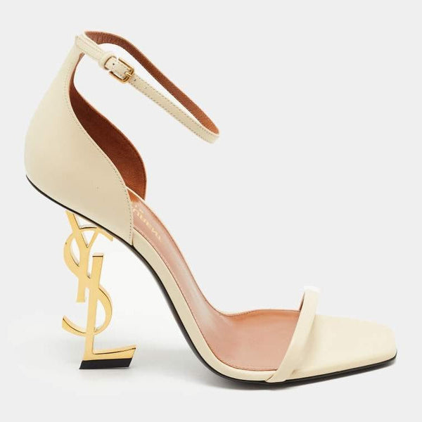 Saint Laurent Opyum Sandal 'Cream Leather' (Women)