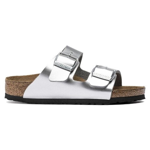 Birkenstock Arizona Kids 'Electroplated Silver' (Kids)
