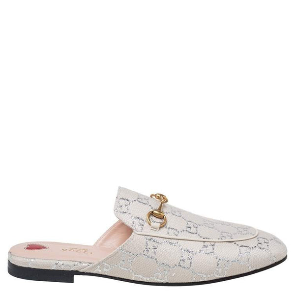 Gucci Princetown Horsebit Mule 'Cream Canvas' (Women)