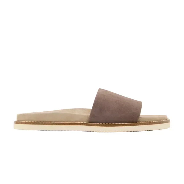Brunello Cucinelli Suede Slide 'Beige' (Men)
