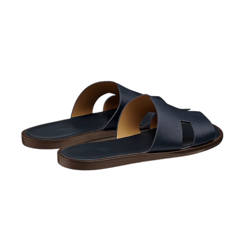Hermès Izmir Sandal 'Marine Brown Epsom' (Men)