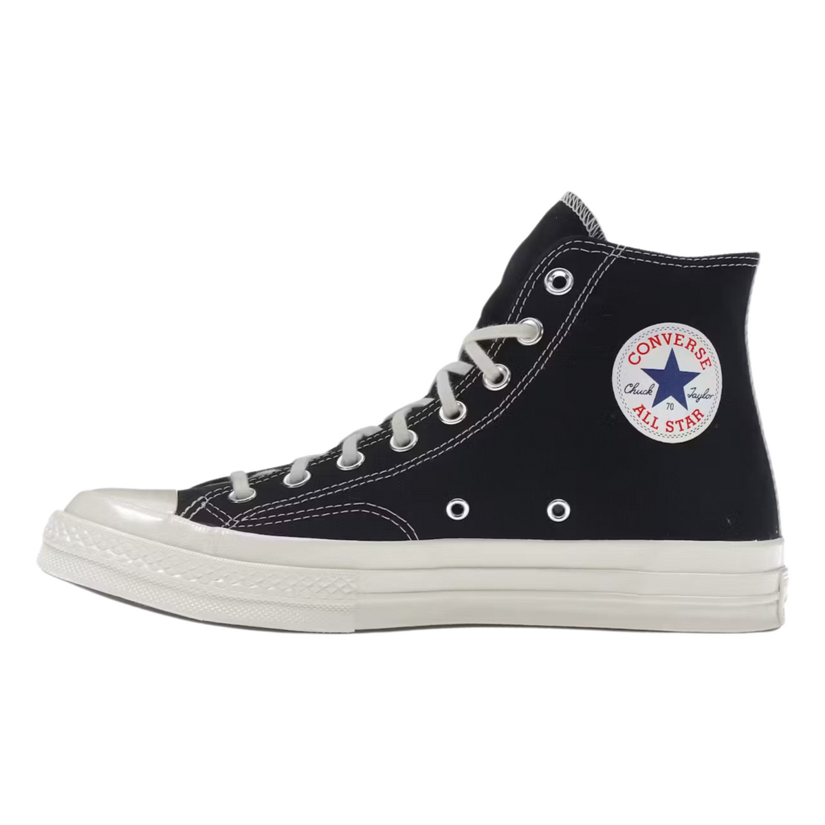 Converse x Comme des Garçons PLAY Chuck 70 Hi 'Black' (Women)