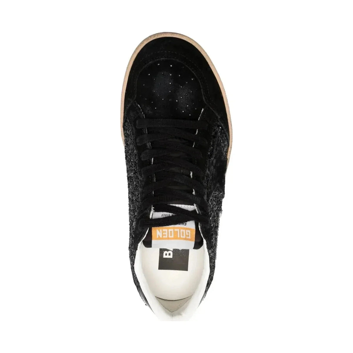 Golden Goose Ball-Star 'All Black Glitter' (Women)