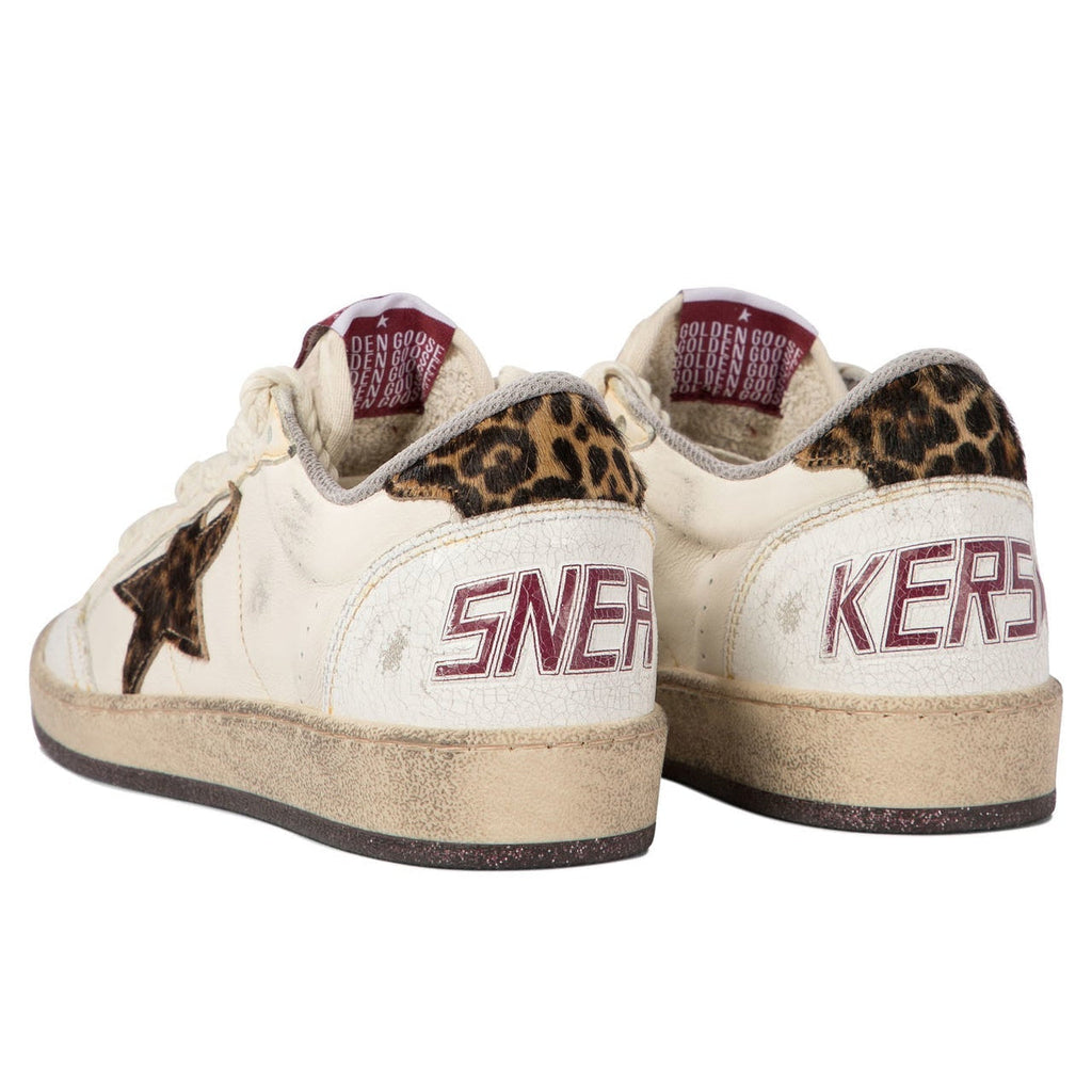 Golden Goose Ball-Star 'White Beige Leopard Black' (Women)
