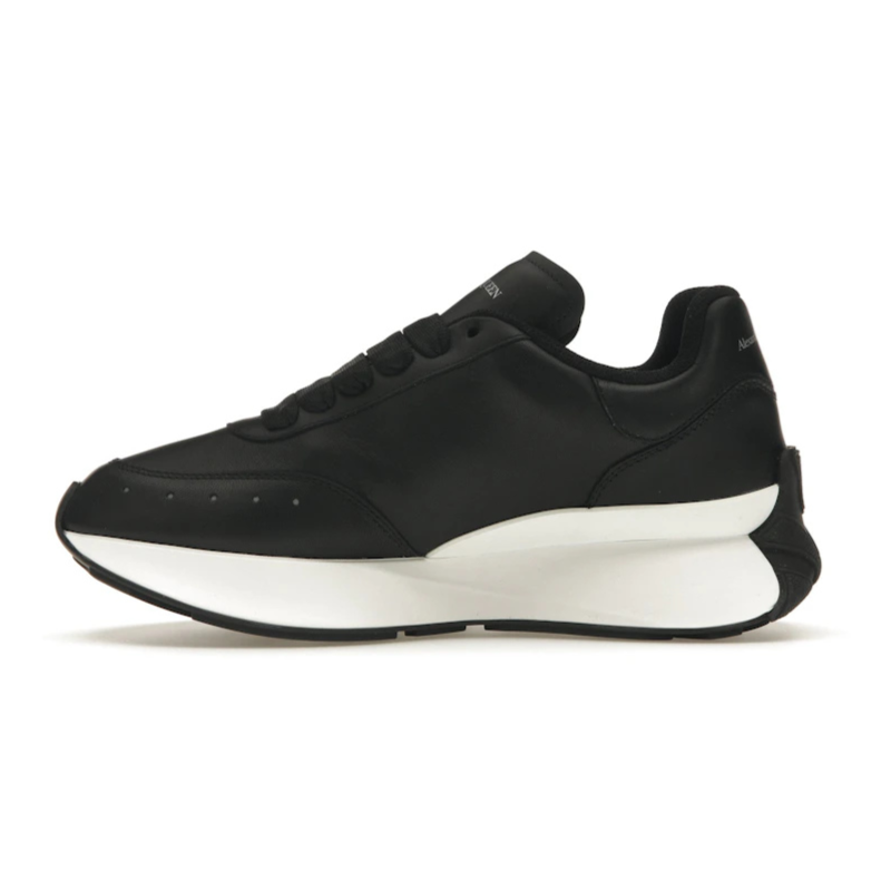 Alexander McQueen Oversized Graffiti Sprint Runner 'Black White' (Unisex)