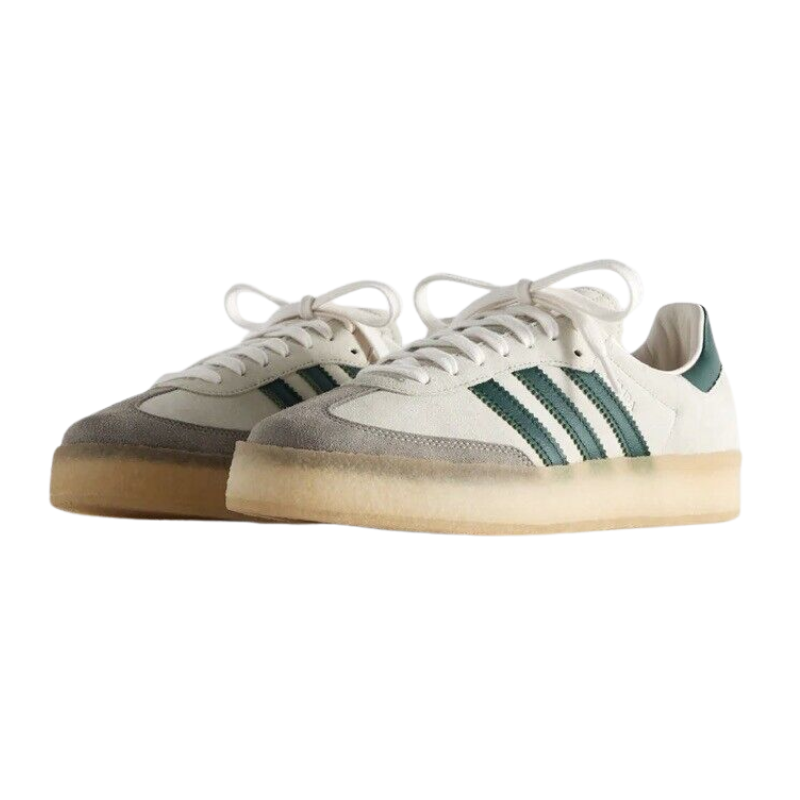 adidas x Clarks x Ronnie Fieg 8th Street Samba 'Chalk White Green' (Unisex)