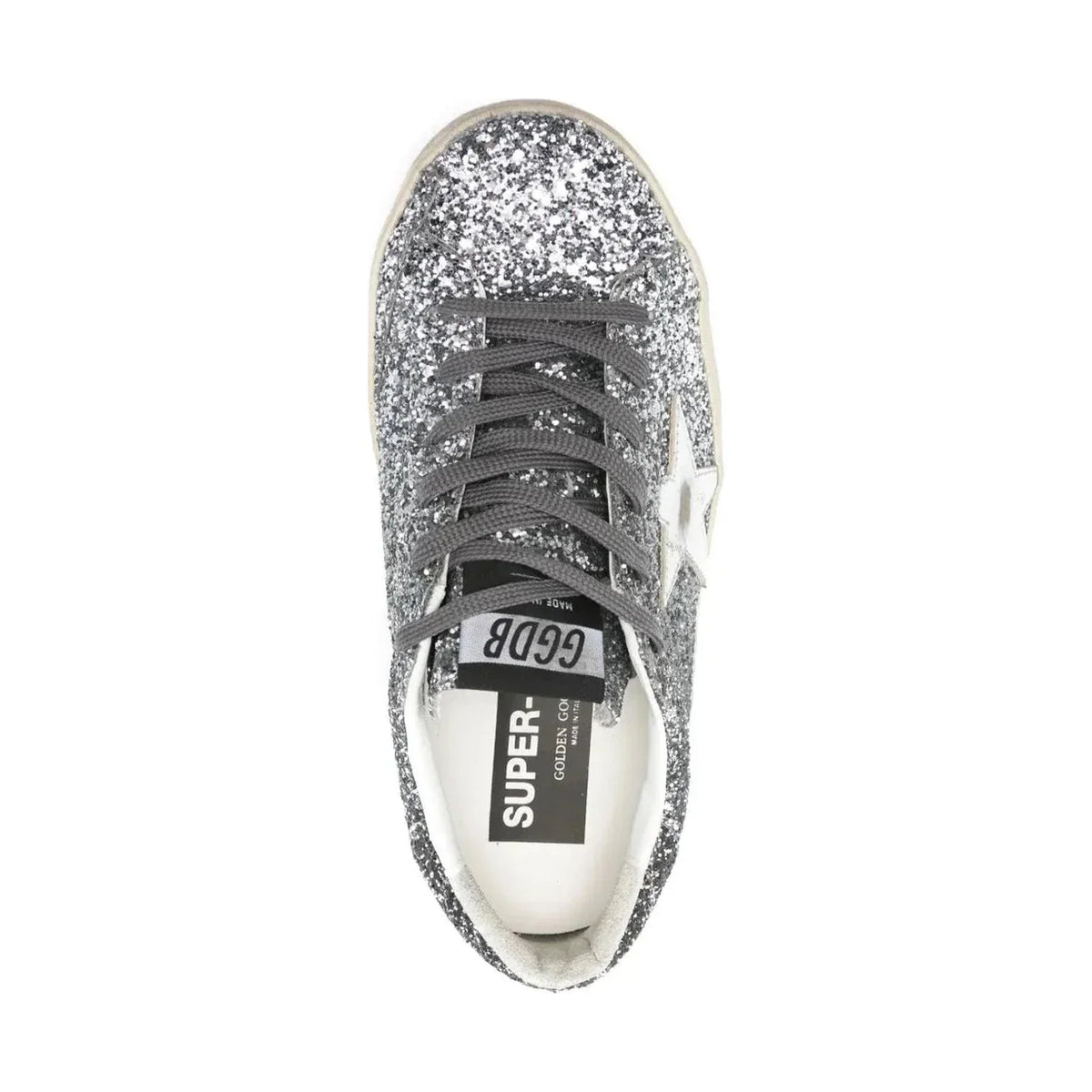 Golden Goose Super-Star 'Glitter Silver Metallic Star' (Women)