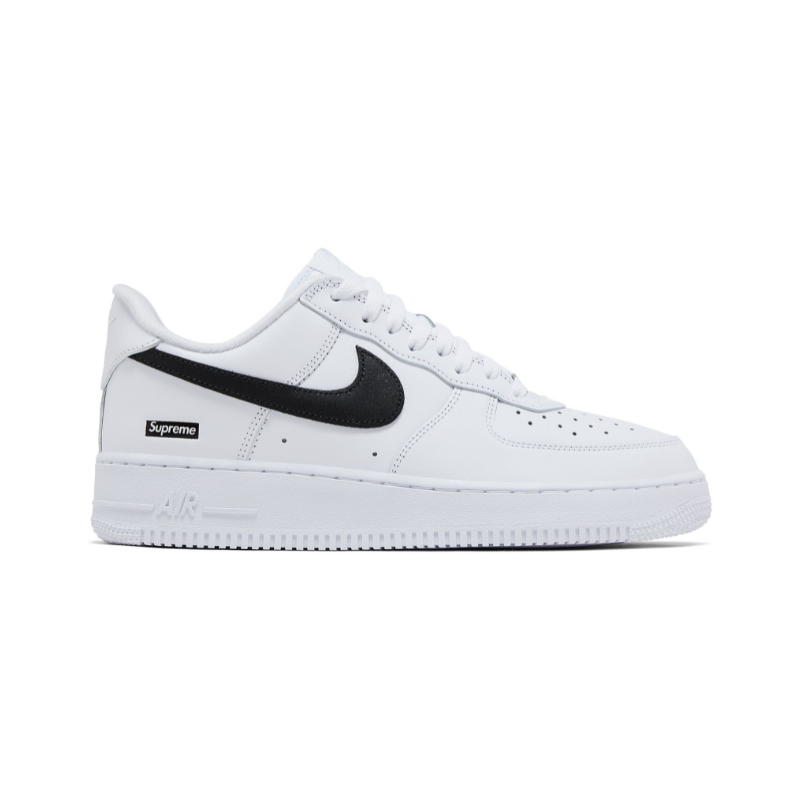 Nike x Supreme Air Force 1 Low 'Box Logo - White Black' (Men)