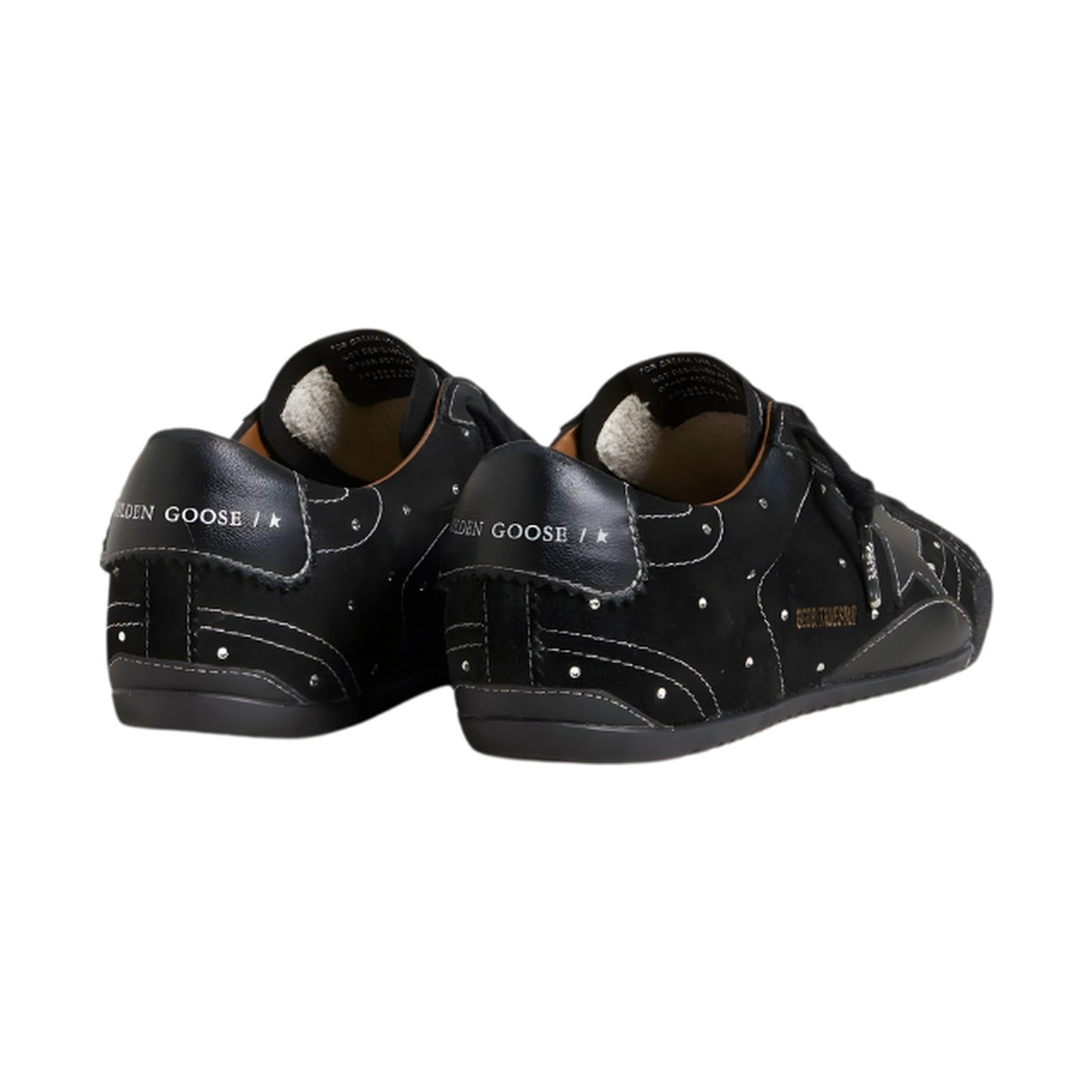 Golden Goose True-Star 'Black Suede Swarovski' (Women)