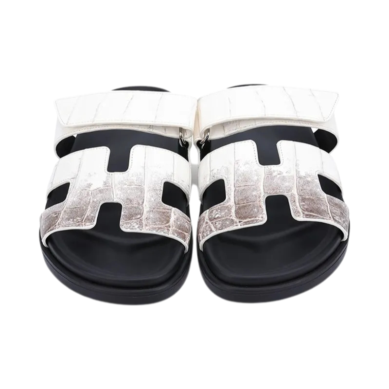 Hermès Chypre Sandal 'Himalaya Crocodile' (Men)