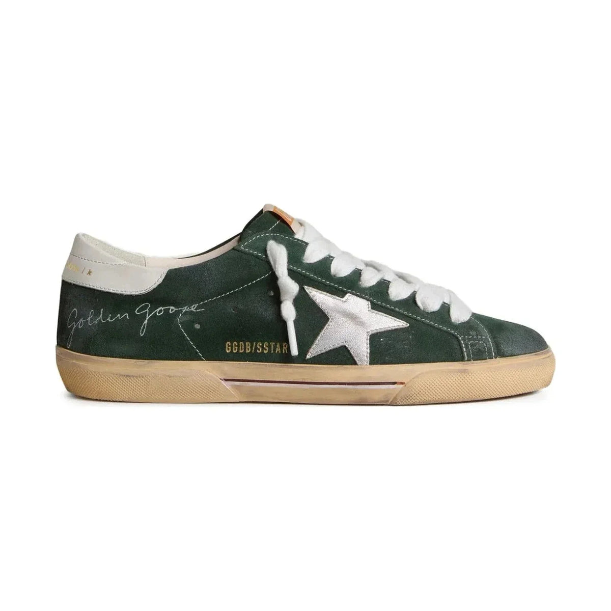 Golden Goose Super-Star 'Green Suede Silver Star' (Men)