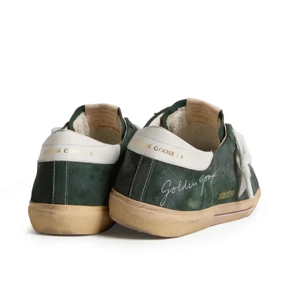Golden Goose Super-Star 'Green Suede Silver Star' (Men)