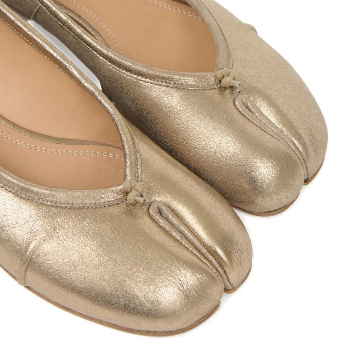 Maison Margiela New Tabi Ballerina 'Cream Gold' (Women)