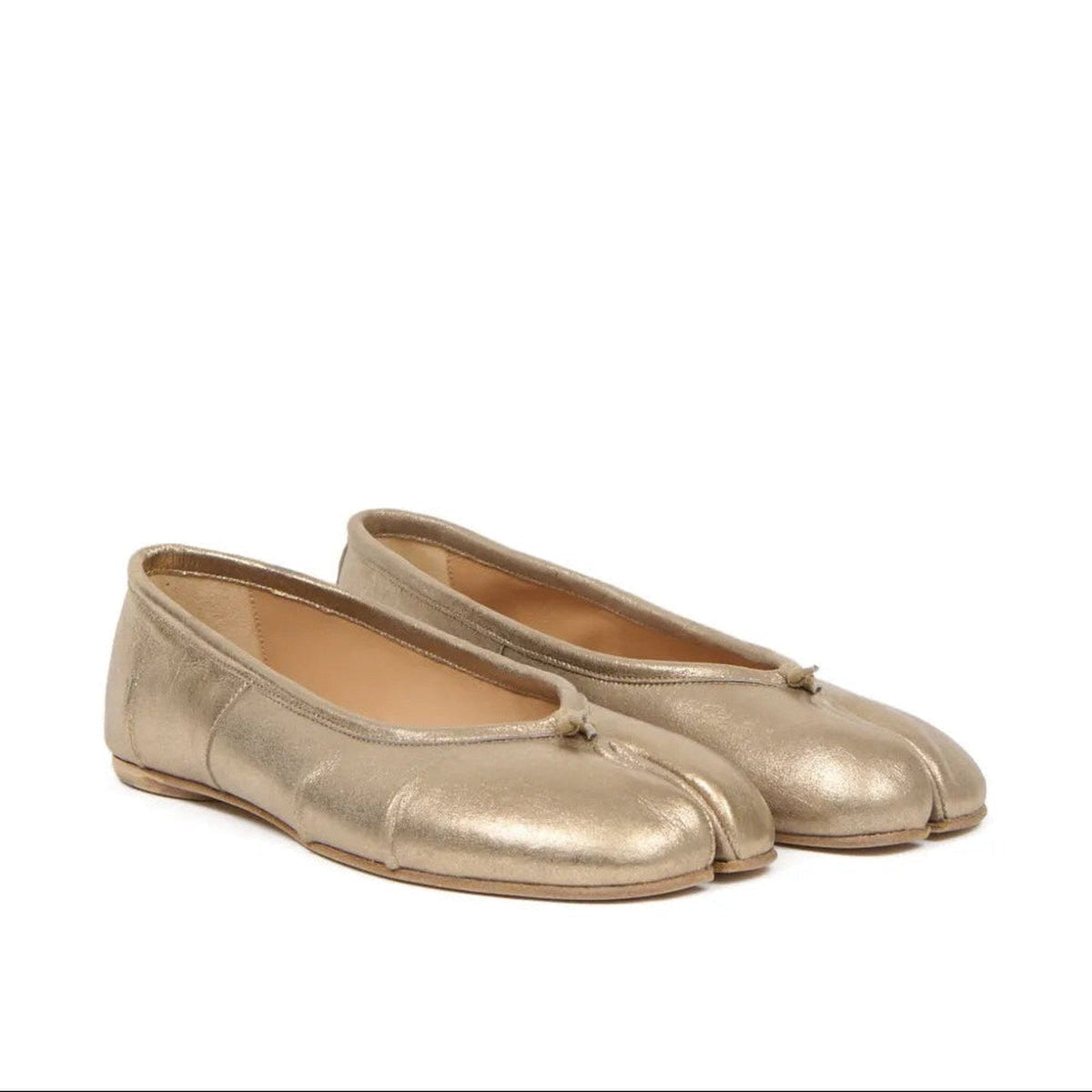 Maison Margiela New Tabi Ballerina 'Cream Gold' (Women)