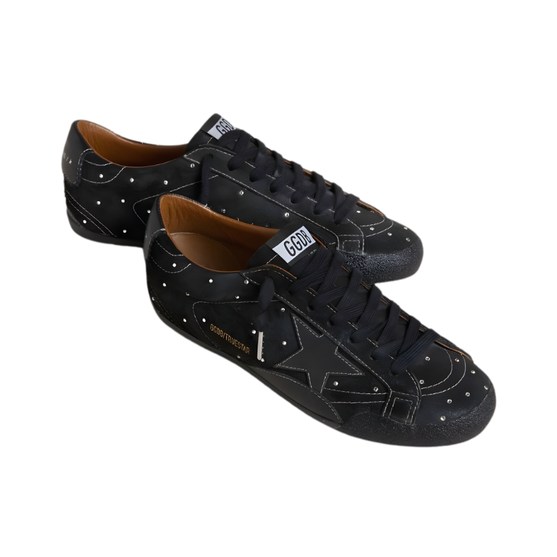 Golden Goose True-Star 'Black Suede Swarovski' (Women)