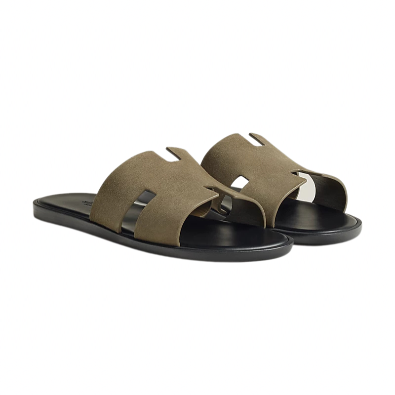 Hermès Haven Slip-On 'Olive Suede' (Men)