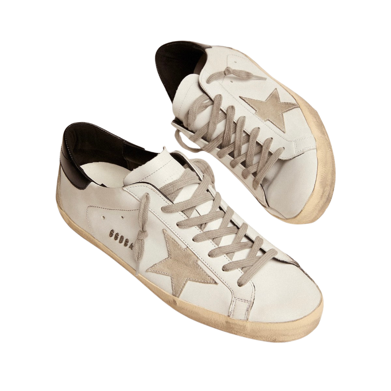 Golden Goose Super-Star 'Black Heel Tab Studs' (Unisex)