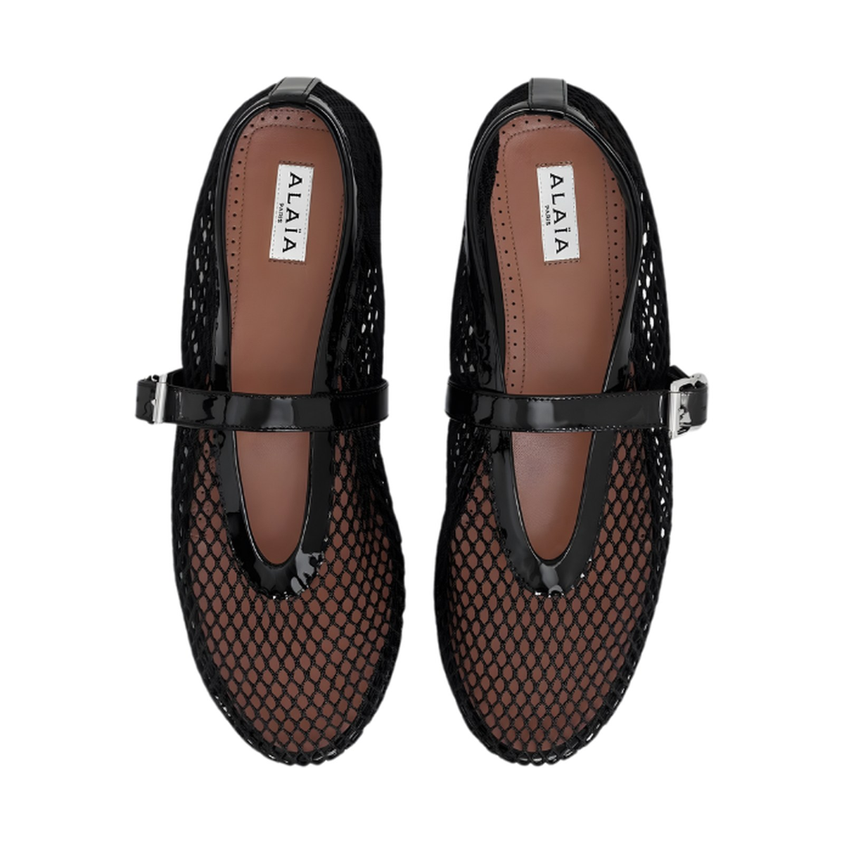 Alaïa Fishnet Ballet Flat 'Black' (Women)