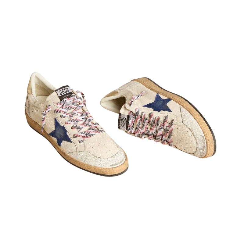 Golden Goose Ball-Star 'Nappa Blue Suede Star' (Women)