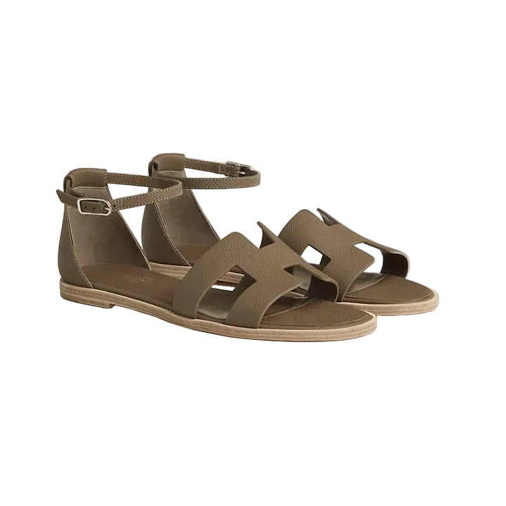 Hermès Santorini Sandal 'Étoupe Brown' (Women)
