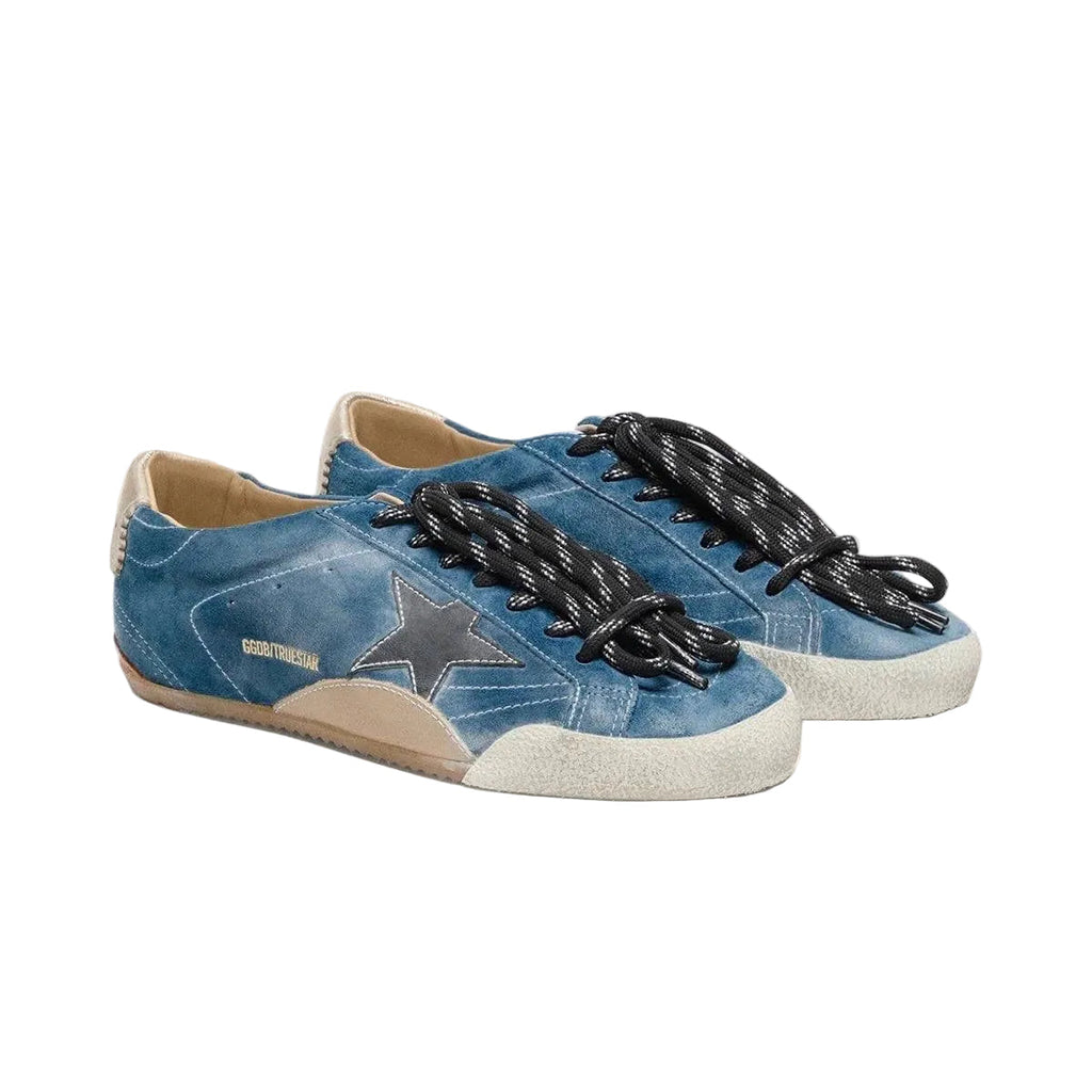 Golden Goose True-Star 'Teal Suede Black Star' (Women)