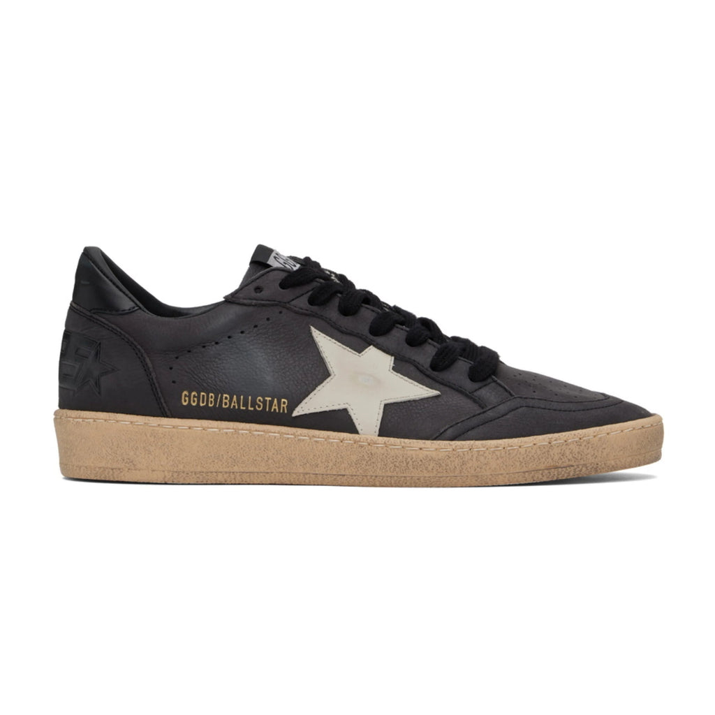 Golden Goose Ball-Star 'Dark Grey Sand Glitter' (Women)