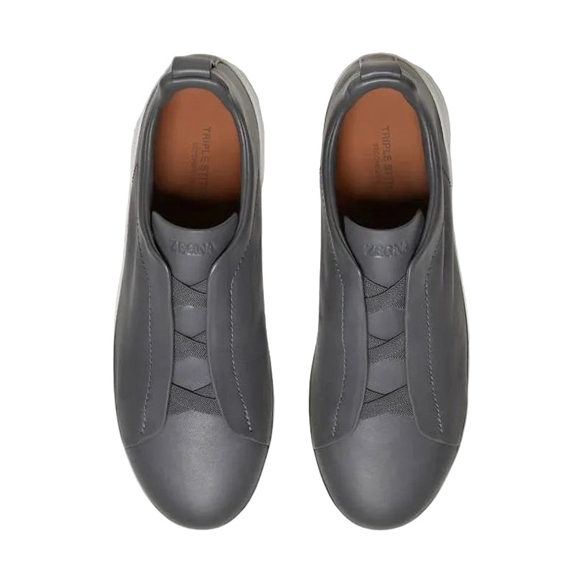 Zegna Triple Stitch™ SECONDSKIN Sneaker 'Dark Grey' (Men)