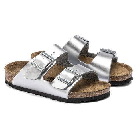 Birkenstock Arizona Kids 'Electroplated Silver' (Kids)