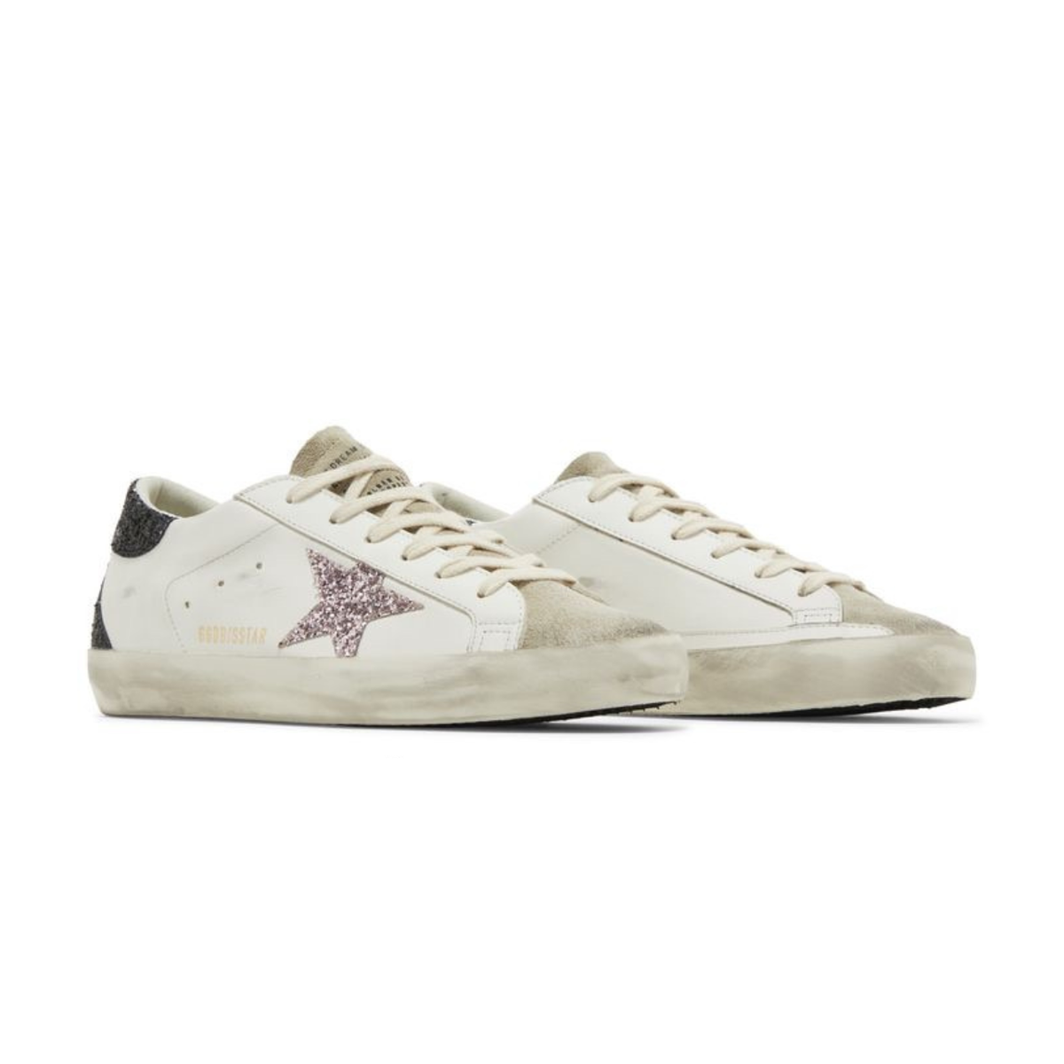 Golden Goose Super-Star 'White Mauve Pink Glitter' (Women)