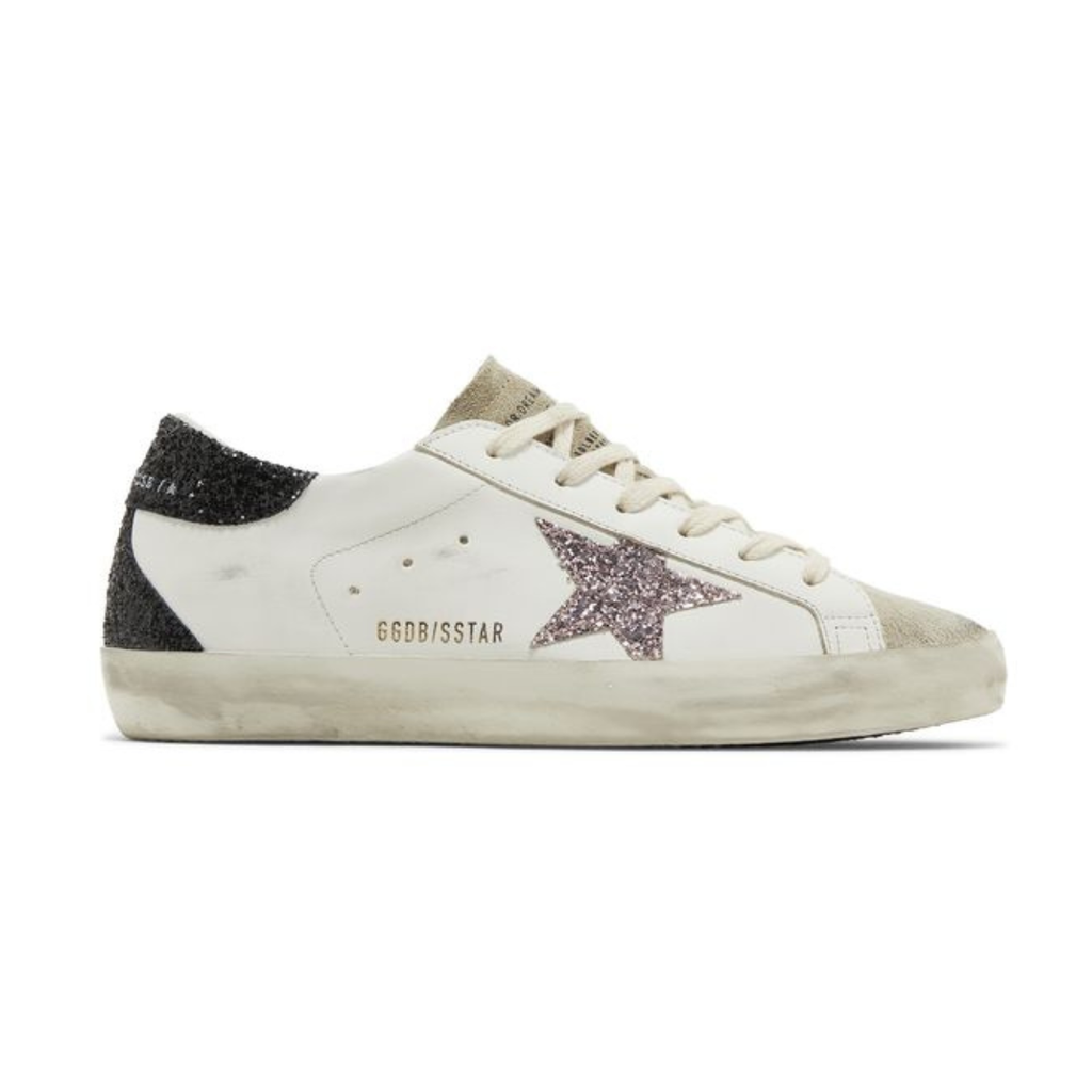 Golden Goose Super-Star 'White Mauve Pink Glitter' (Women)