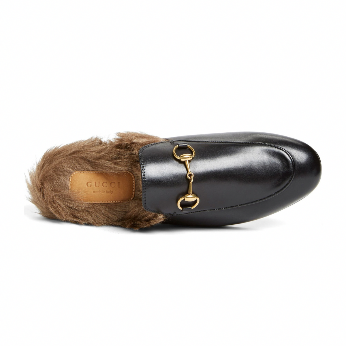Gucci Princetown Shearling Mule 'Black' (Women)