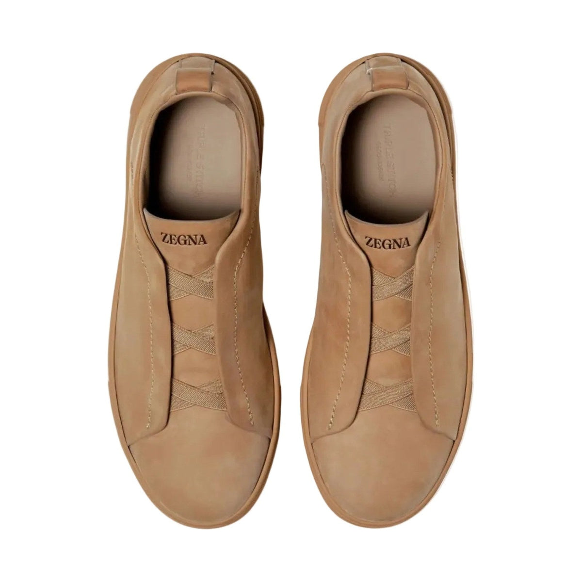 Zegna Triple Stitch™ SECONDSKIN Sneaker 'French Beige' (Men)