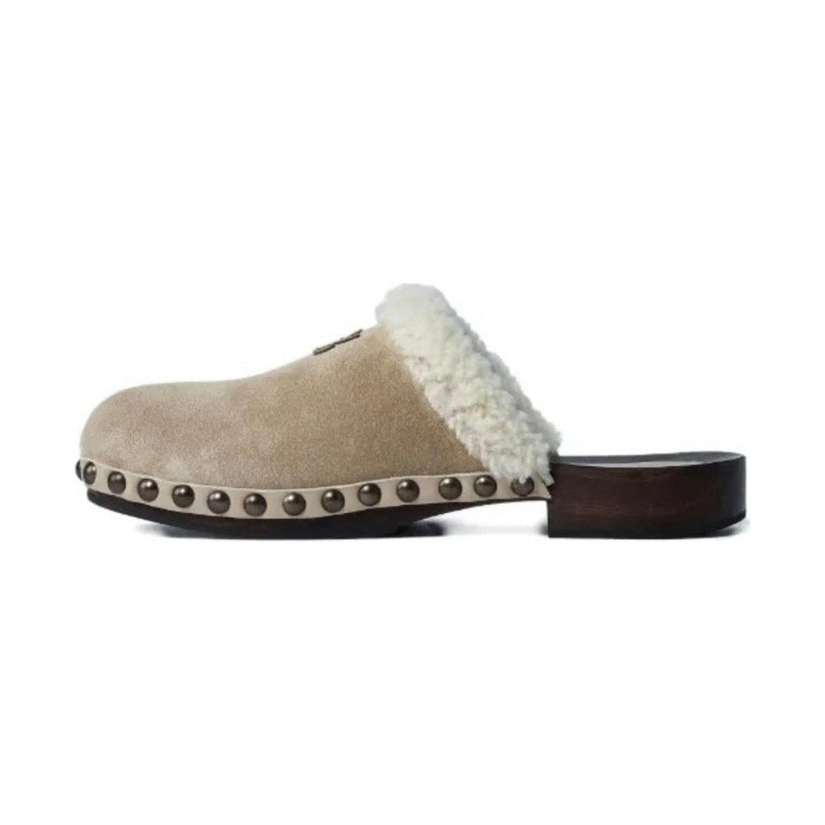 Miu Miu Suede Clog 'Beige' (Women)