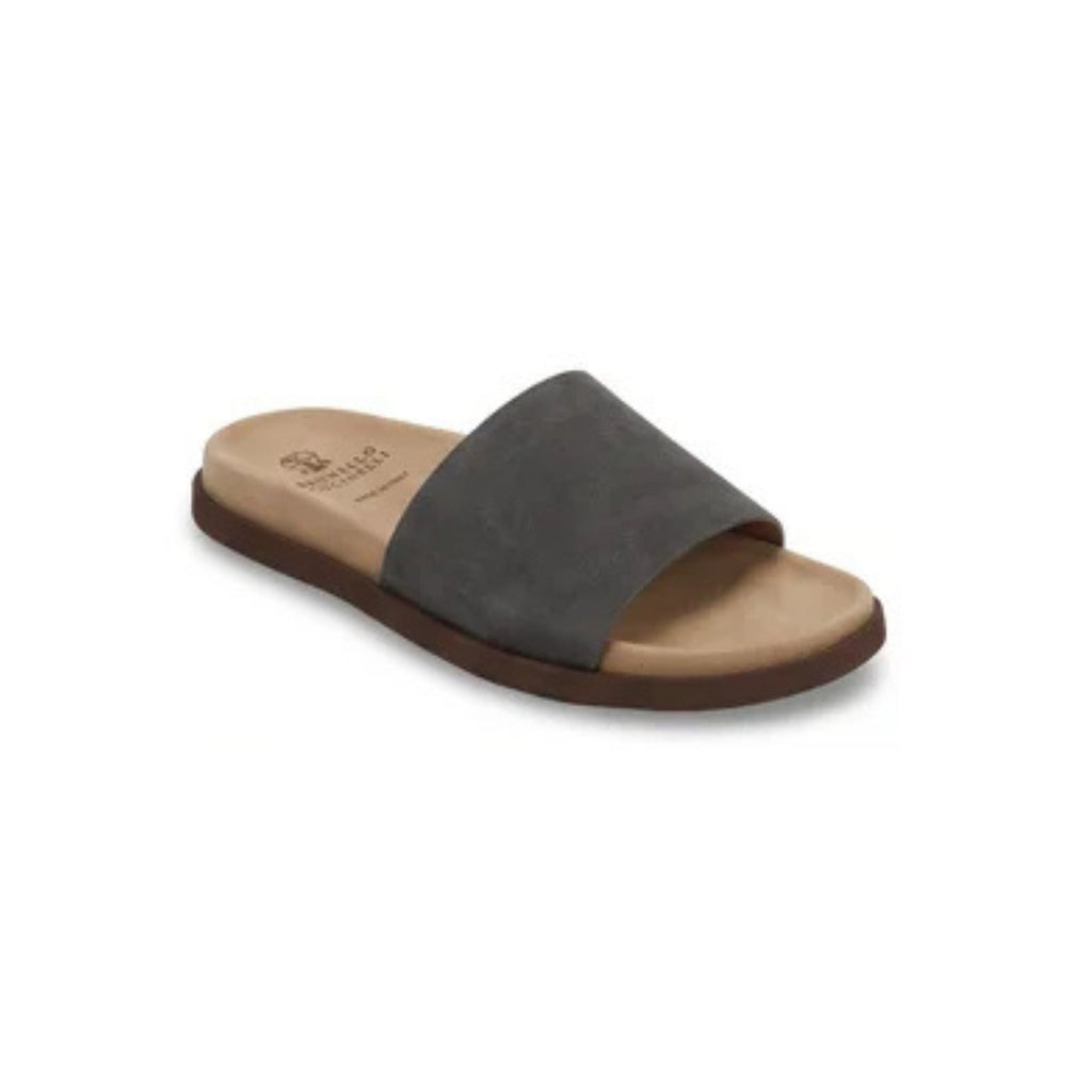 Brunello Cucinelli Suede Sandal 'Charcoal Grey' (Men)