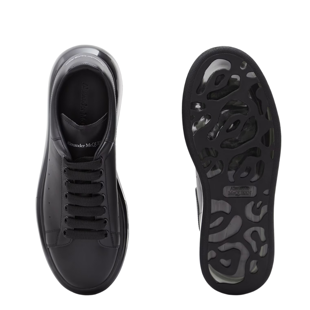 Alexander McQueen Oversized Sneaker 'Black Shiny Sole' (Unisex)