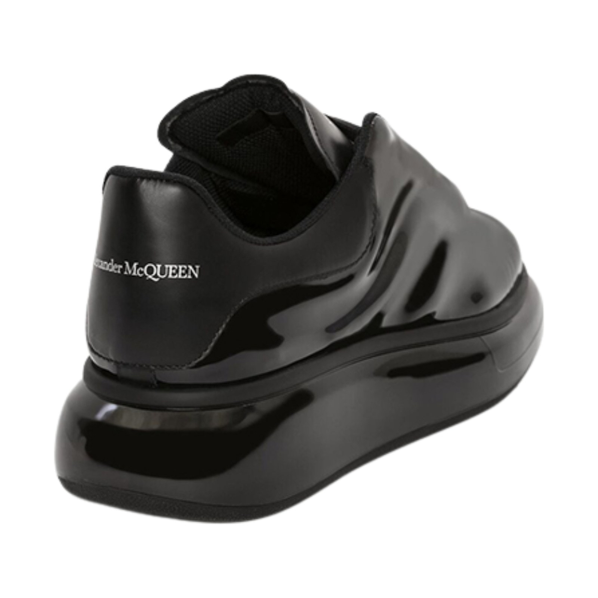 Alexander McQueen Oversized Sneaker 'Black Lux Gloss' (Unisex)