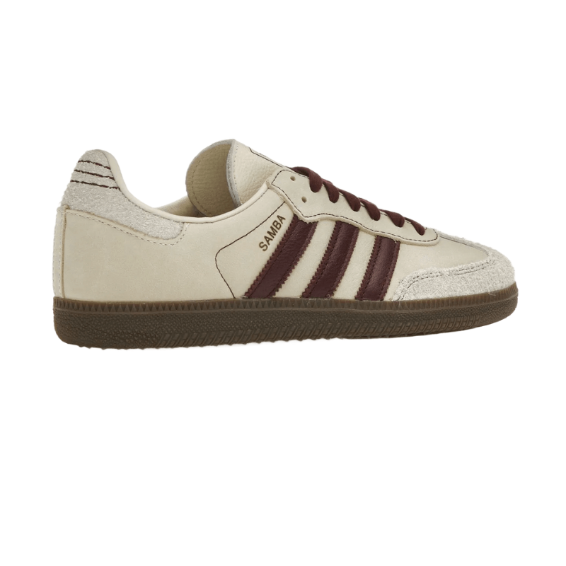 adidas Samba OG 'Wonder White Maroon' (Women) 