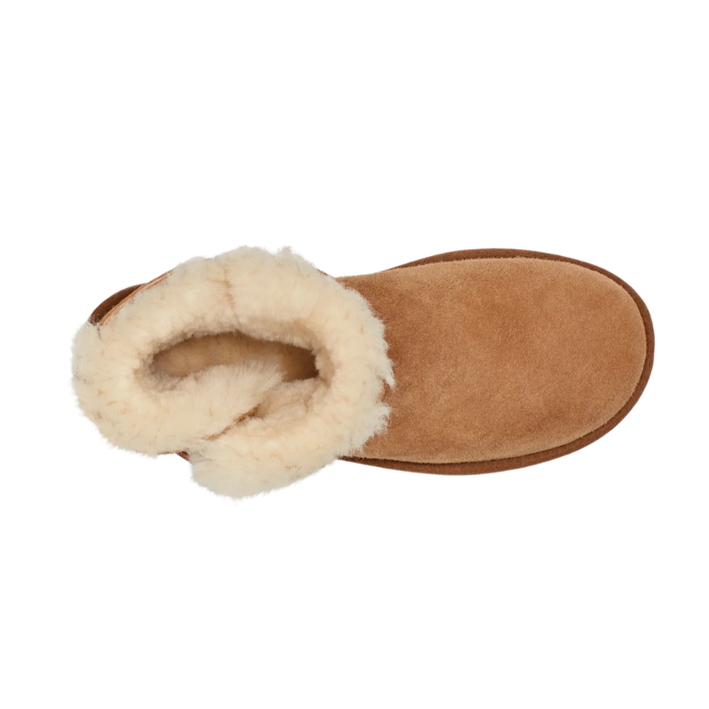 UGG Toddler Mini Bailey Button 'Chestnut' (Kids) 