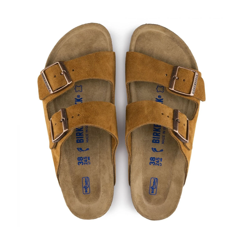 Birkenstock Arizona Soft Footbed 'Mink Suede' (Unisex)