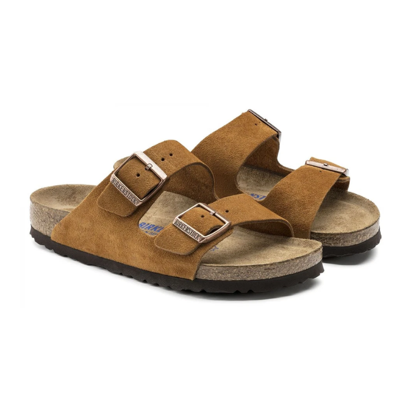 Birkenstock Arizona Soft Footbed 'Mink Suede' (Unisex)