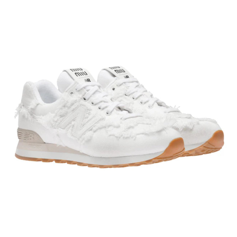 Miu Miu x New Balance 574 'Denim White' (Women)