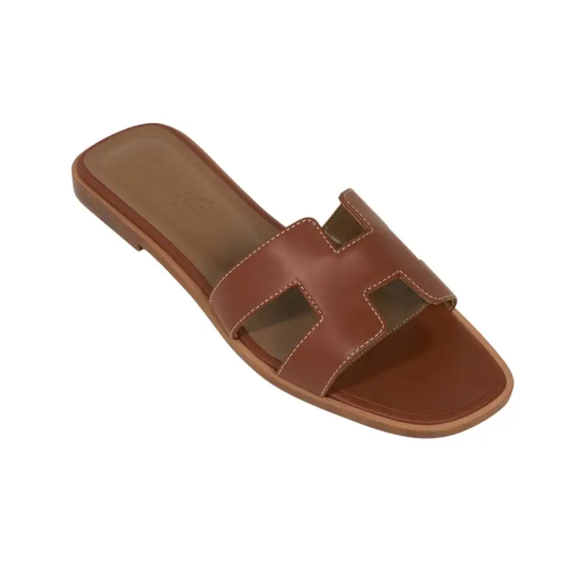 Hermès Oran Sandal 'Gold Box Calfskin' (Women) 