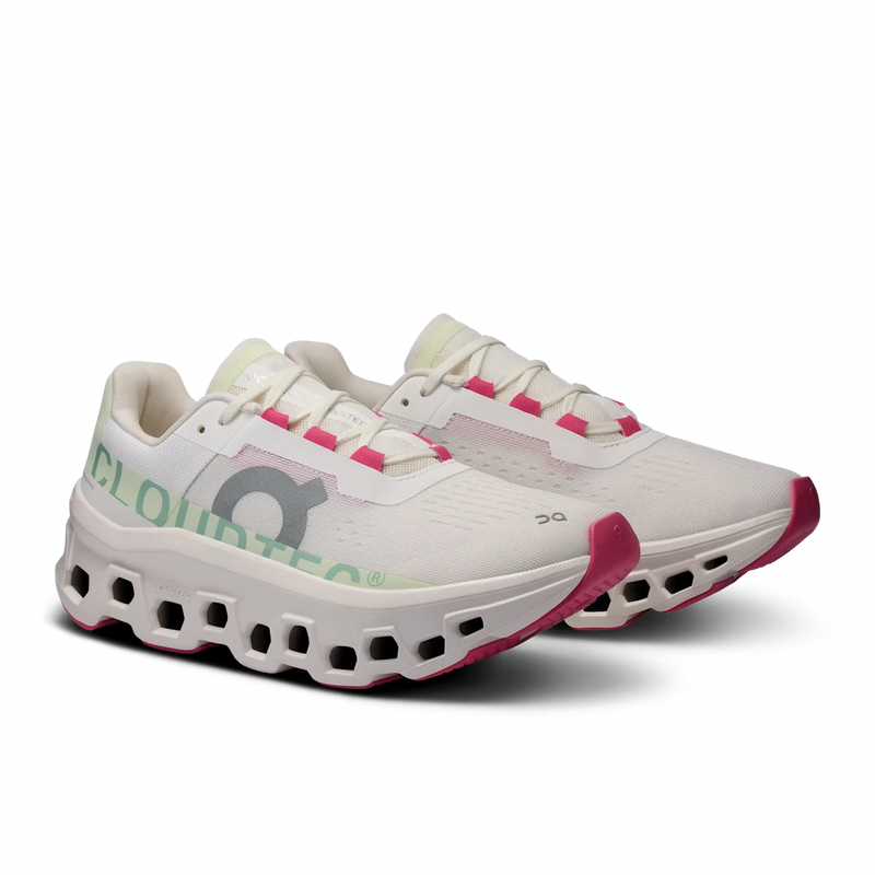 On Cloudmonster 'White Lima' (Women)