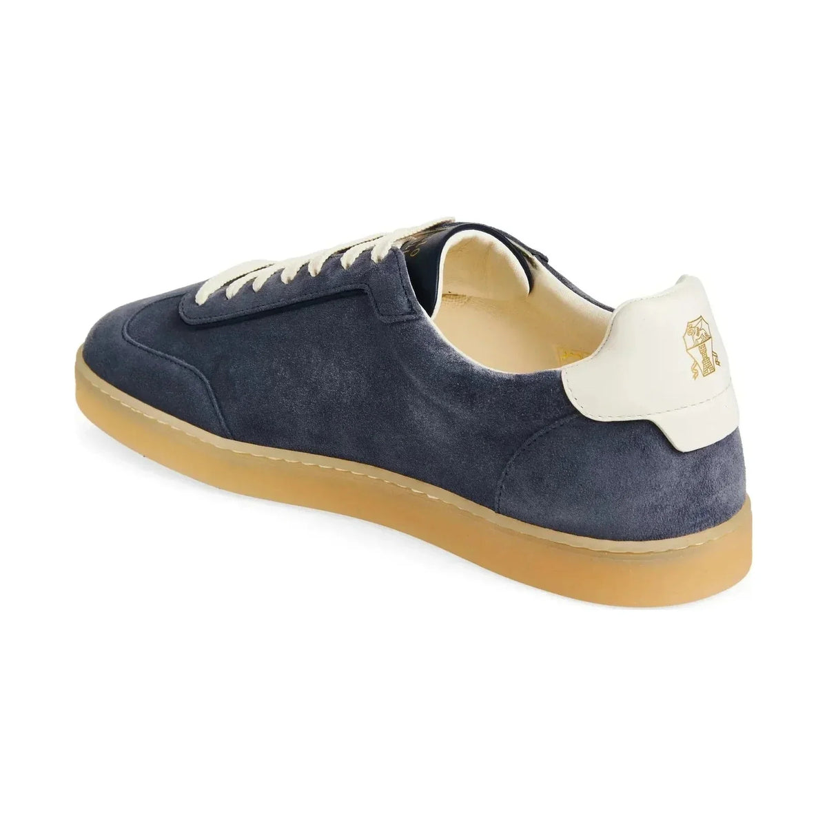 Brunello Cucinelli T-Toe Suede Sneaker 'Blue' (Men)