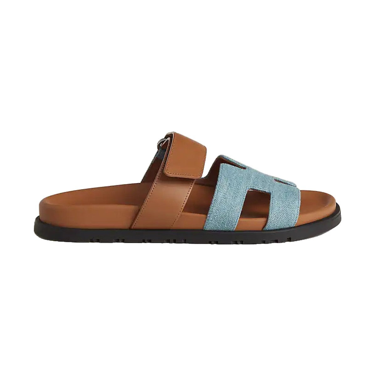 Hermès Chypre Sandal 'Denim Bleu Clair Naturel' (Women)