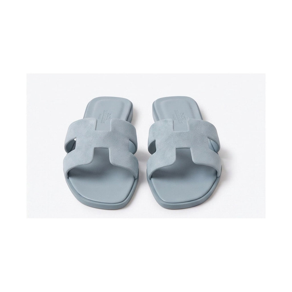 Hermès Oran Sandal 'Baby Blue Suede' (Women)