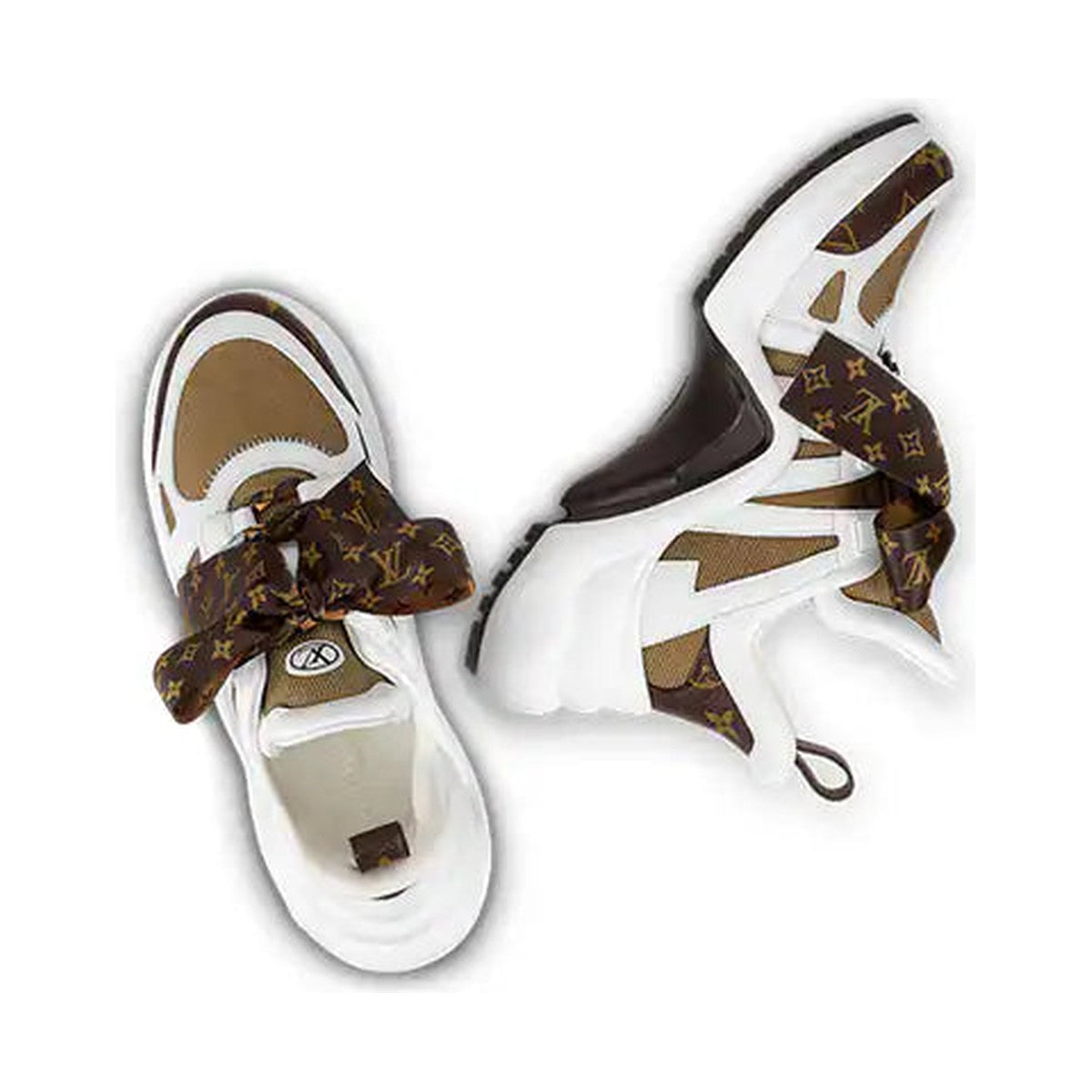 Louis Vuitton Archlight 1.0 Sneaker 'White Brown Ribbon' (Women)