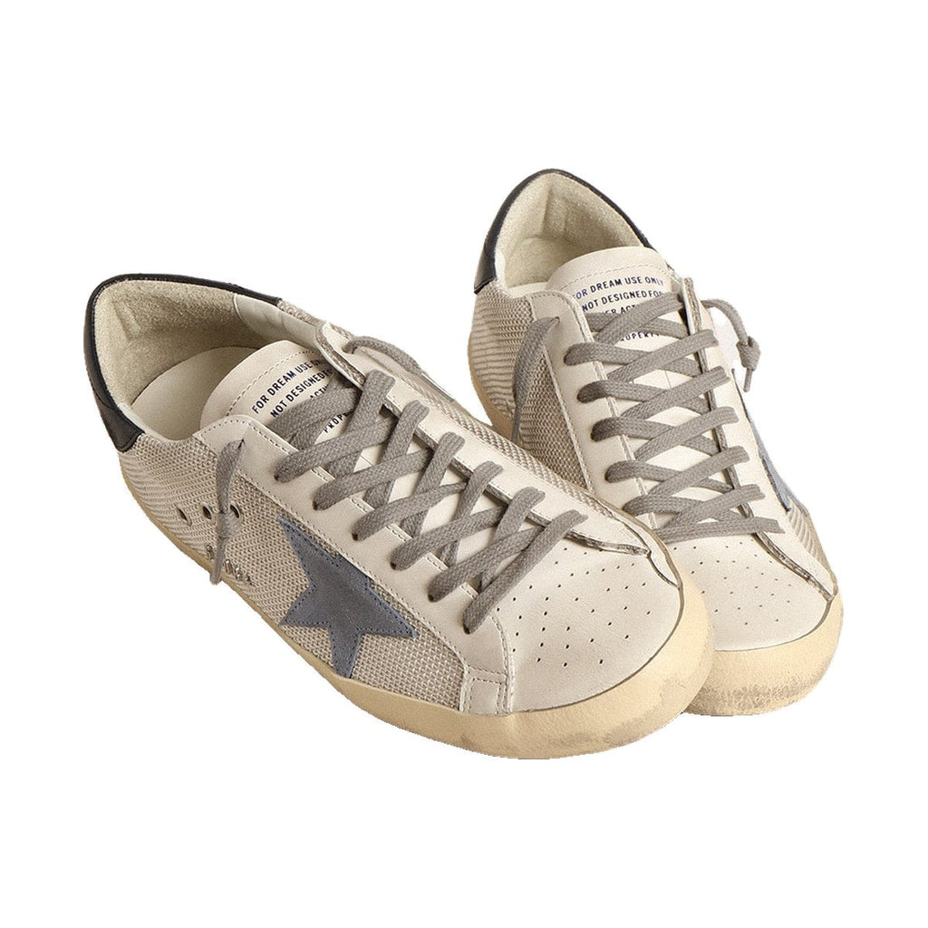 Golden Goose Super-Star 'Pale Silver Mesh Light Blue Star' (Men)