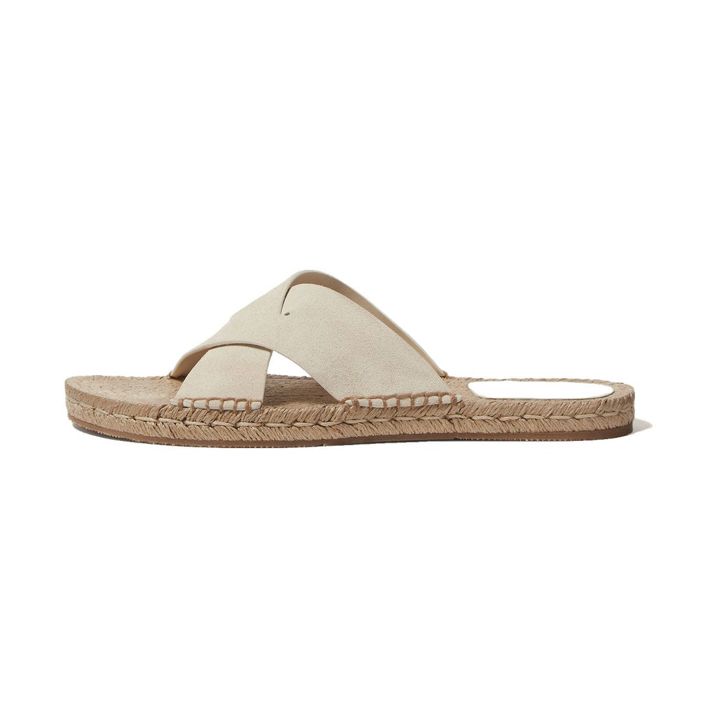 Zegna Triple Stitch™ Espadrille Sandal 'Off White Suede' (Men)