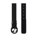 Gucci GG Leather Belt 'Black' (Unisex)